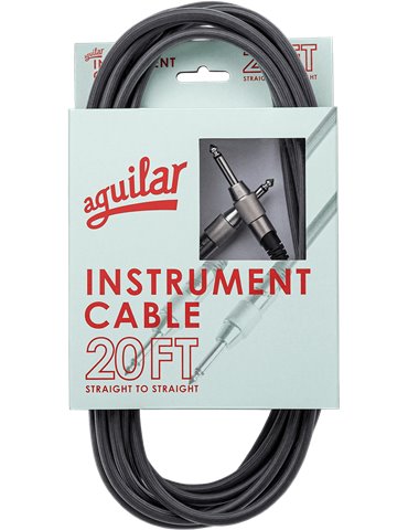 CABLE INSTRUMENTO AGUILAR JACK-JACK SS 6 m - Negro