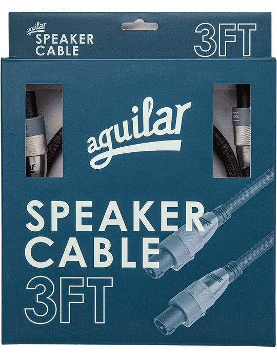 CABLE ALTAVOZ AGUILAR SPEAKON-SPEAKON - 0,90 m - Negro