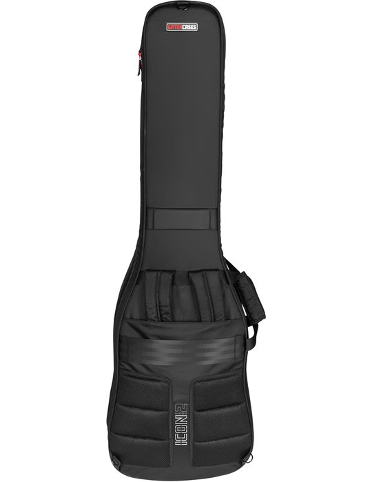 SOFTCASE PARA 2 BAJOS ELÉCTRICOS "GATOR G-ICON" - NEGRO