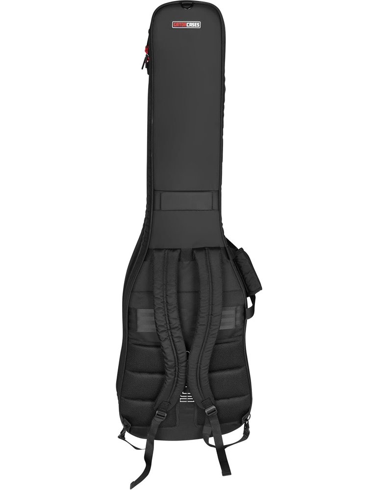 SOFTCASE PARA 2 BAJOS ELÉCTRICOS "GATOR G-ICON" - NEGRO