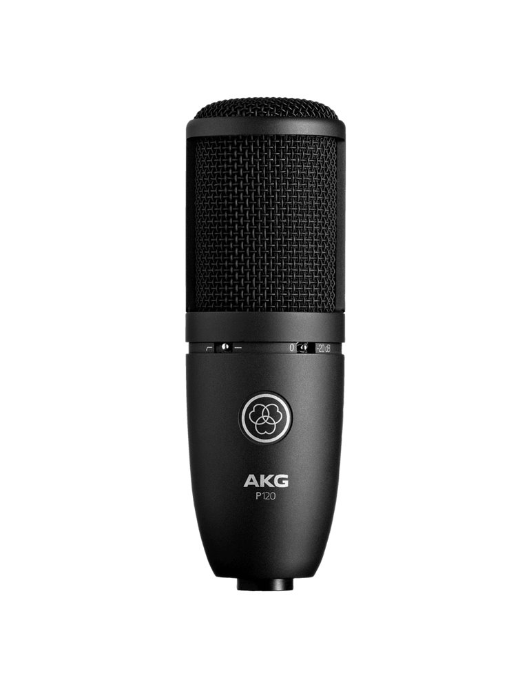 Micrófono Condensador P120 de Gran Diafragma con patrón Polar Cardioide