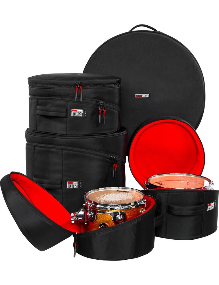 FUNDA GATOR G-ICON SET ROCK (4 PIEZAS)