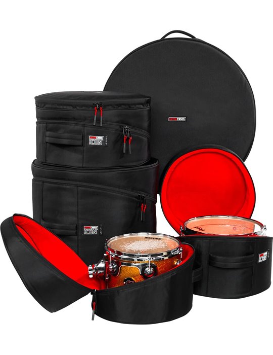 FUNDA GATOR G-ICON SET ROCK (4 PIEZAS)