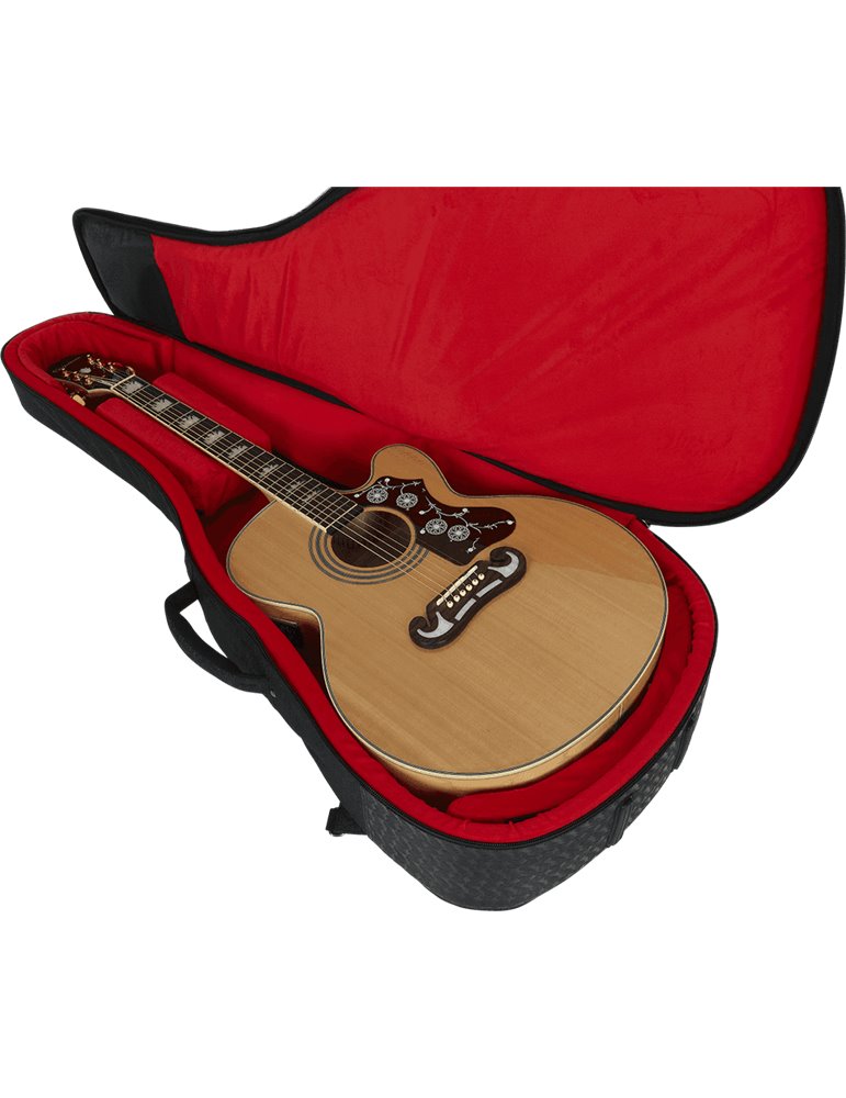 SOFTCASE GUITARRA ACÚSTICA JUMBO "GATOR TRANSIT" - NEGRO