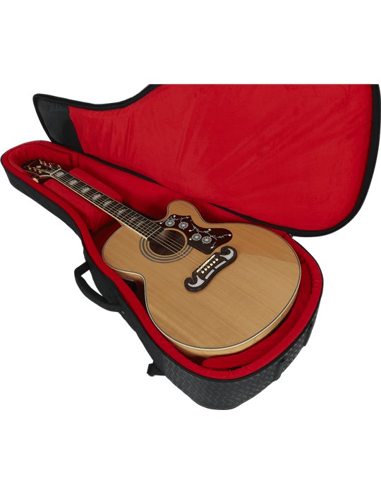 SOFTCASE GUITARRA ACÚSTICA JUMBO "GATOR TRANSIT" - NEGRO