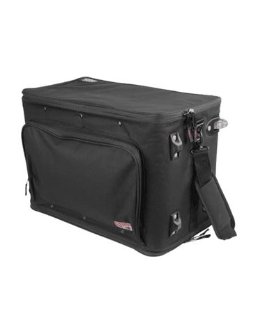 SOFTCASE REFORZADO PARA RACK DE 4 UNIDADES "GATOR NYLON" - CON RUEDAS