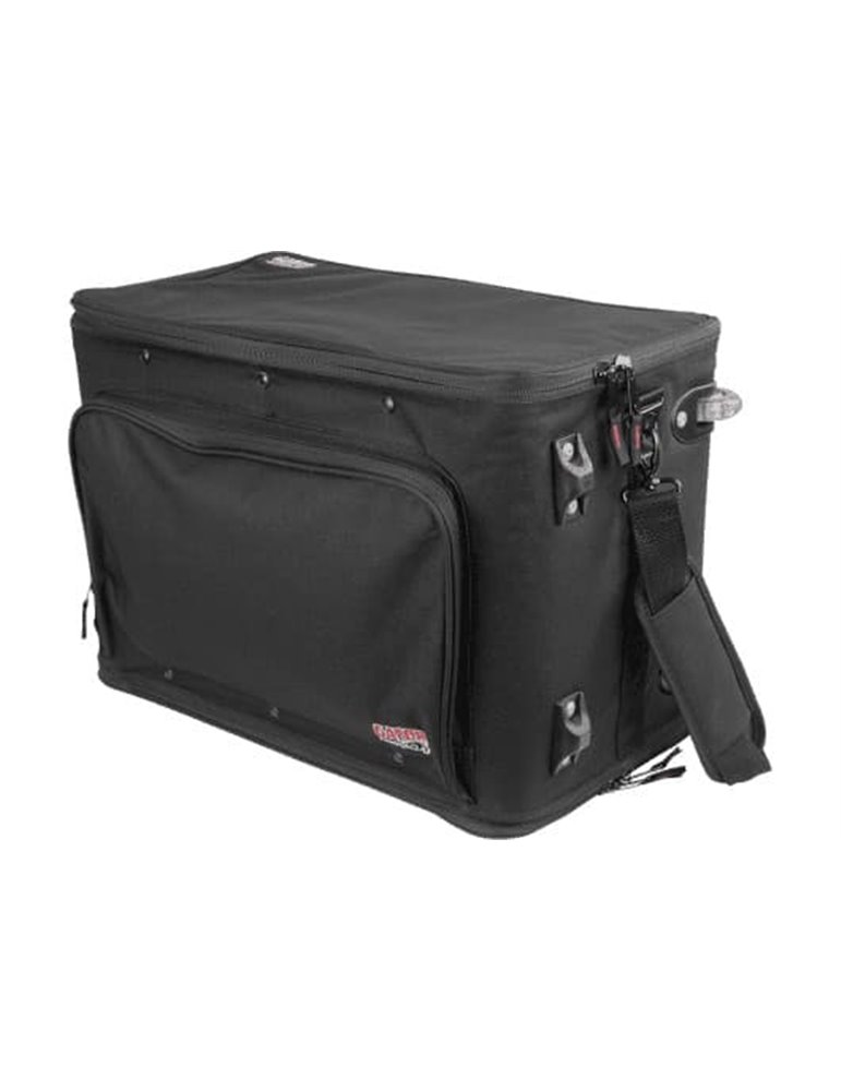 SOFTCASE REFORZADO PARA RACK DE 4 UNIDADES "GATOR NYLON" - CON RUEDAS