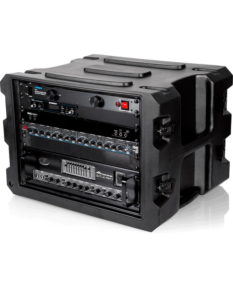 RACK FLIGHTCASE "GATOR G-PRO" PARA 8 UNIDADES - 19" (CON RUEDAS)