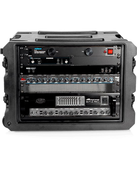 RACK FLIGHTCASE "GATOR G-PRO" PARA 8 UNIDADES - 19" (CON RUEDAS)