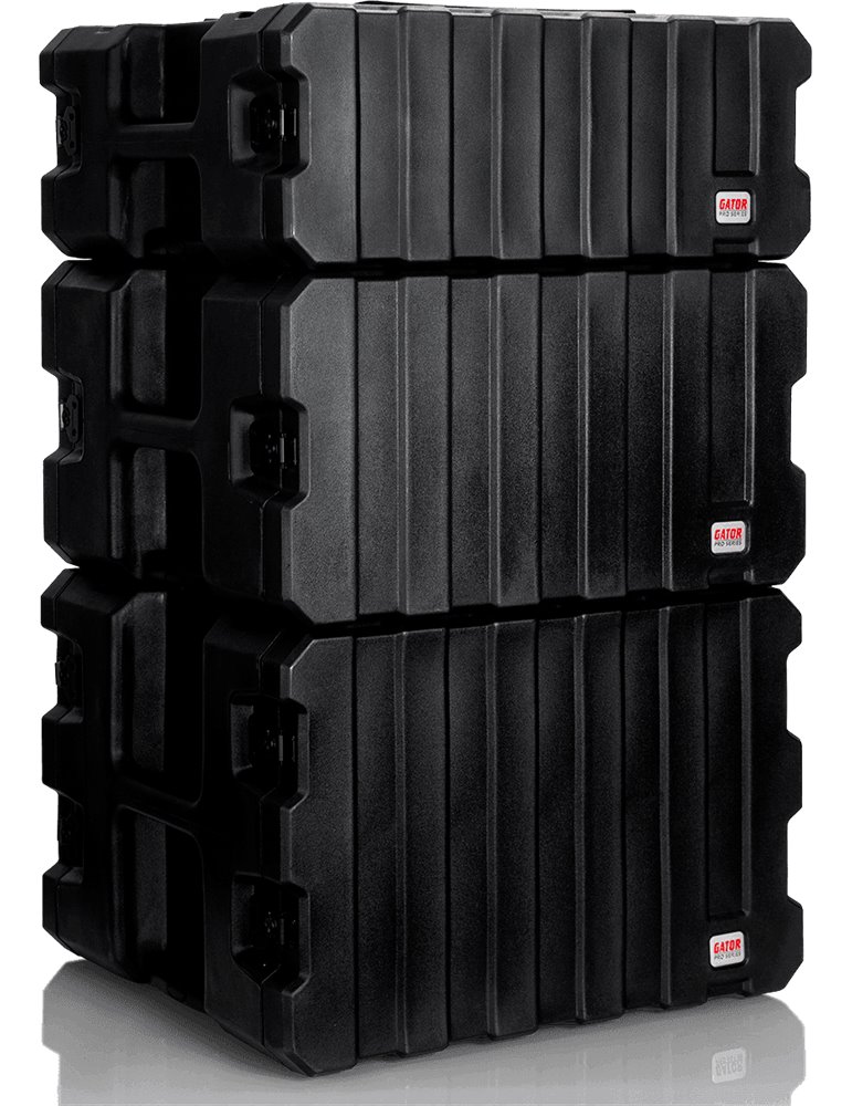 RACK FLIGHTCASE "GATOR G-PRO" PARA 8 UNIDADES - 19" (CON RUEDAS)