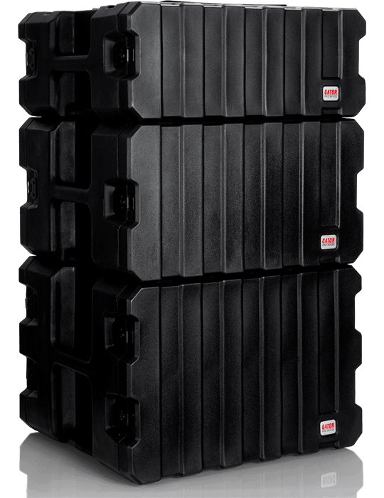 RACK FLIGHTCASE "GATOR G-PRO" PARA 8 UNIDADES - 19" (CON RUEDAS)