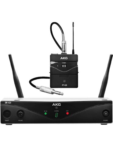 Sistema inalámbrico UHF Instrument Band U2 con petaca y receptor