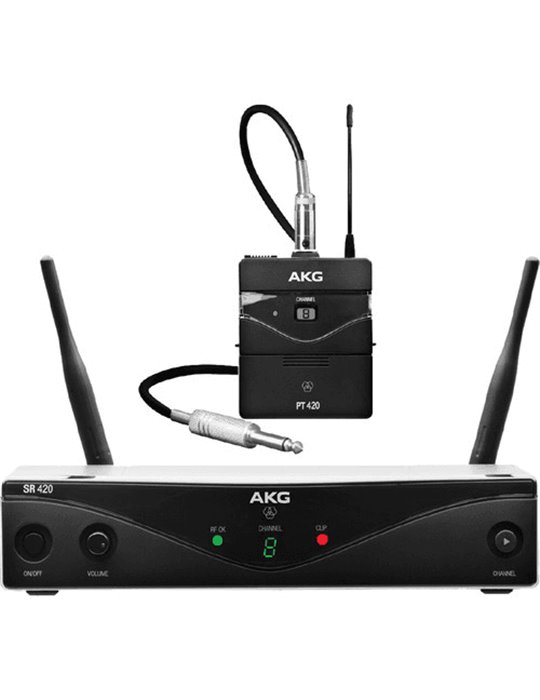 Sistema inalámbrico UHF Instrument Band U2 con petaca y receptor