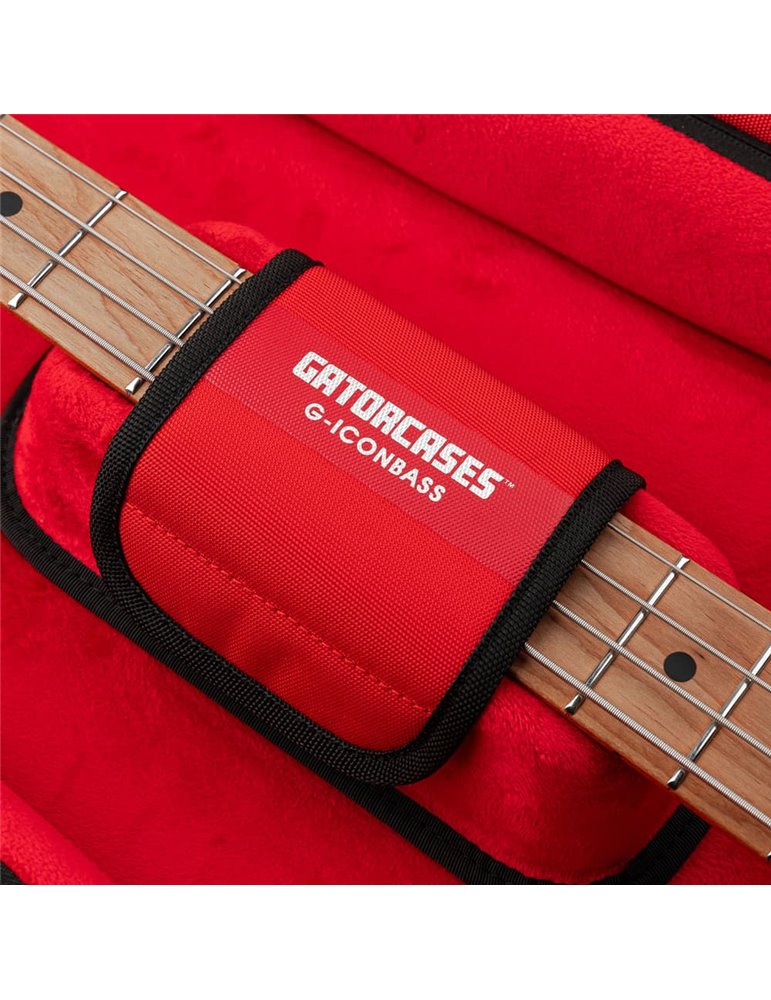 SOFTCASE BAJO ELÉCTRICO "GATOR G-ICON" - EDICIÓN LIMITADA - ROJO