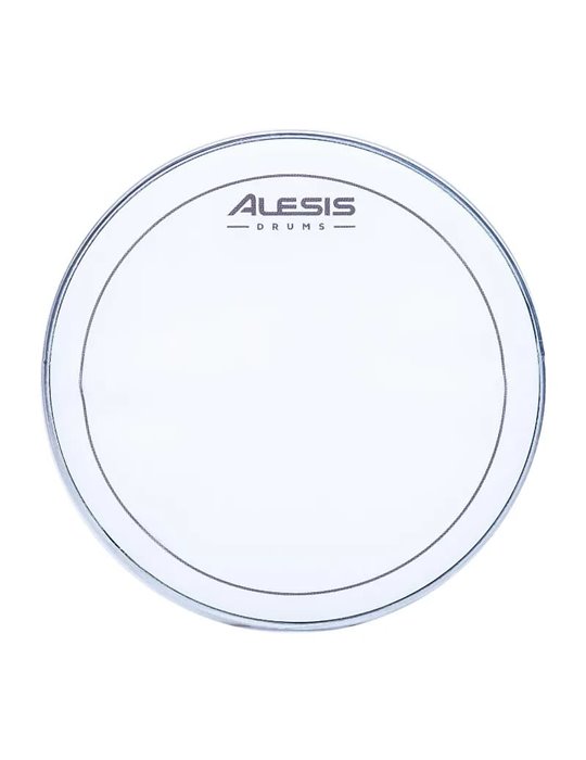PARCHE 8" DE MALLA - CON LOGO ALESIS - BLANCO