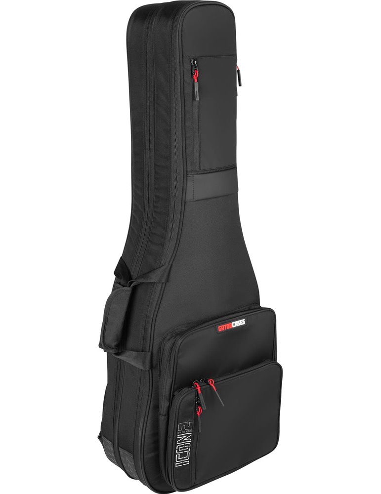 SOFTCASE PARA 2 GUITARRAS ELÉCTRICAS "GATOR G-ICON"- NEGRO