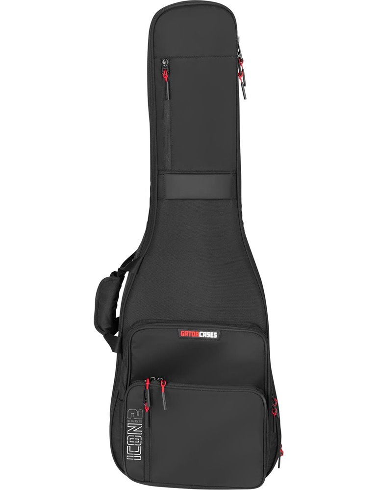 SOFTCASE PARA 2 GUITARRAS ELÉCTRICAS "GATOR G-ICON"- NEGRO
