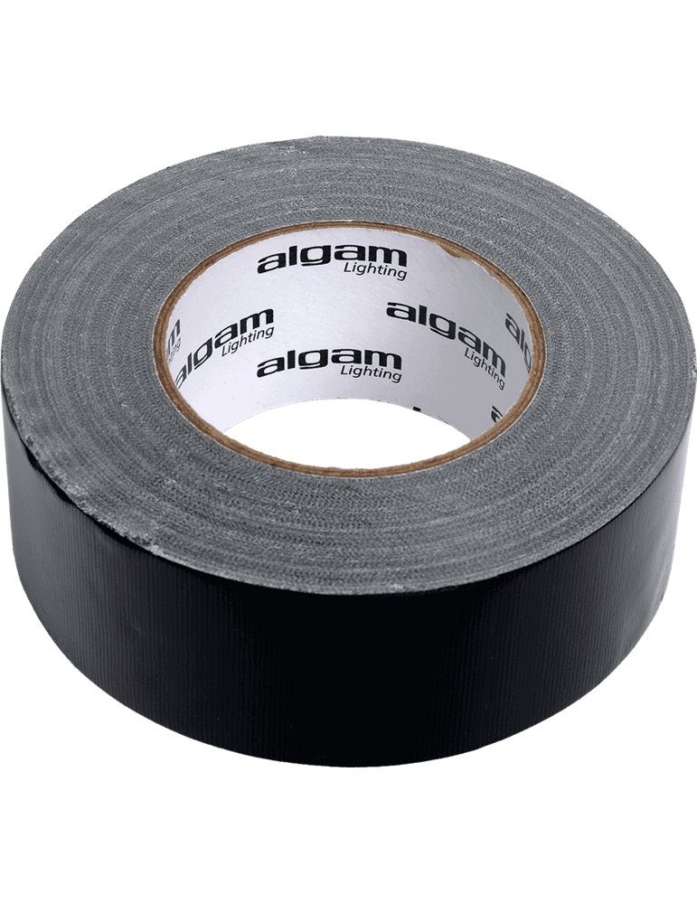 ROLLO DE CINTA ADHESIVA NEGRA DE 50 METROS