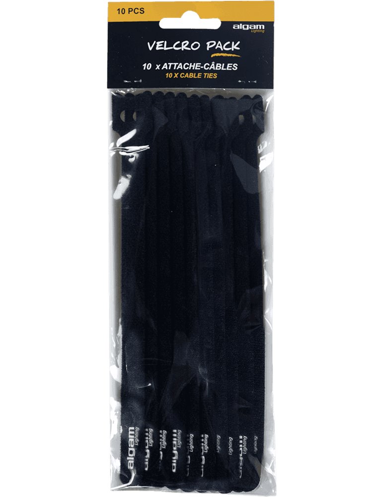 PAQUETE DE 10 BRIDAS DE VELCRO PARA CABLES