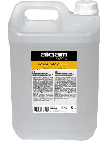 LÍQUIDO ALTA DENSIDAD PARA MÁQUINAS DE HUMO - 5Lts