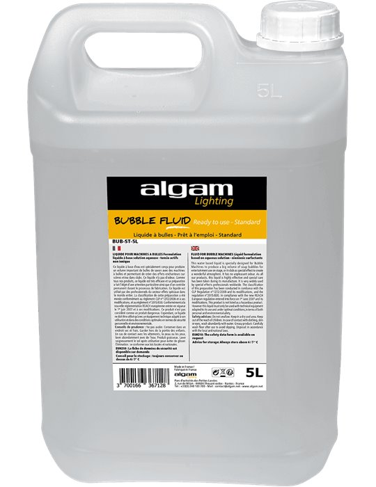 LÍQUIDO STANDARD PARA MÁQUINAS DE BURBUJAS - 5Lts