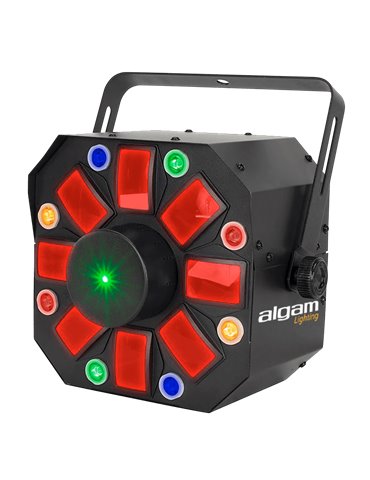 Proyector Led Laser combo 3 en 1 - derby, estroboscópio y láser