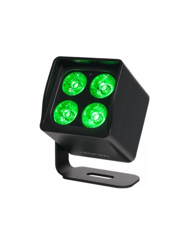 Foco PAR LED 4x4W  RGB IP65 con batería y W-DMX