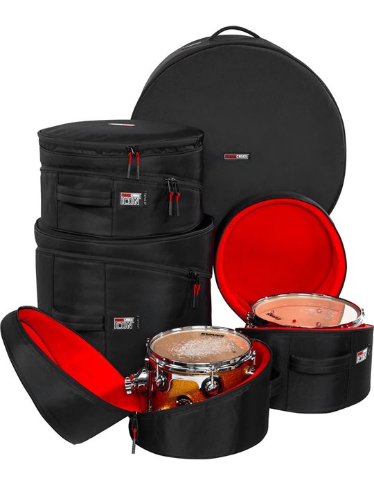 FUNDA GATOR G-ICON SET JAZZ FUSION (4 PIEZAS)