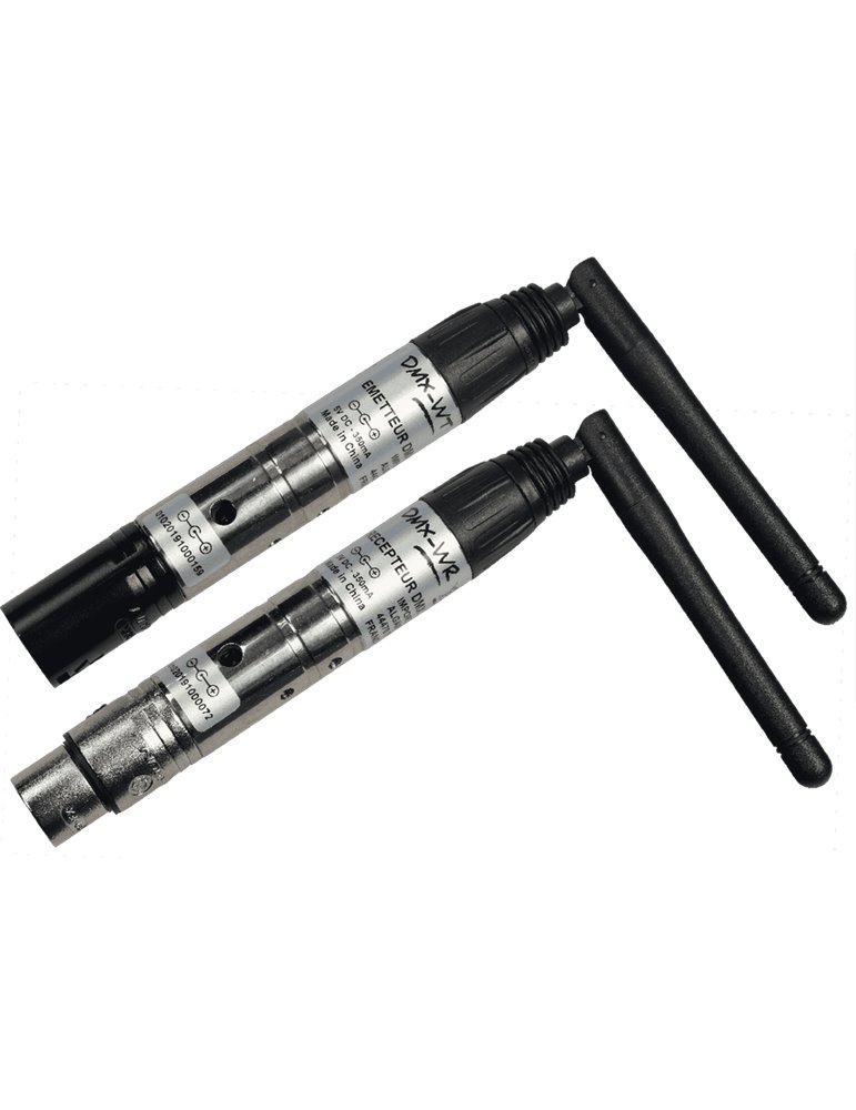 PACK TRANSMISOR Y RECEPTOR DMX INALÁMBRICO