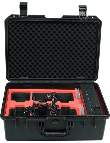 CASE Y CARGADOR PARA 6 EVENTPAR44-QUAD-IP