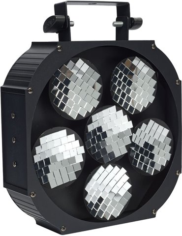 Efecto bola de espejos motorizada