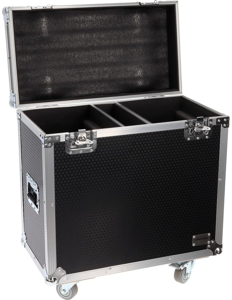 FLIGHT CASE con ruedas para 2x MH200