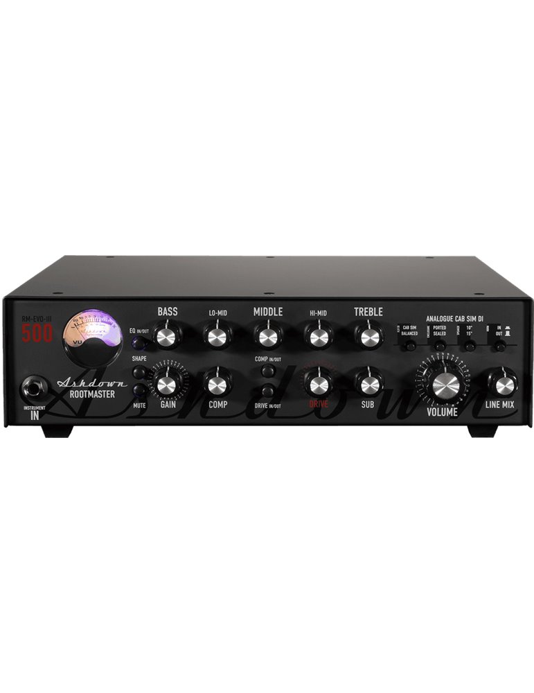 AMPLIFICADOR BAJO CABEZAL DE TRANSISTOR ASHDOWN RM EVO III - 500w