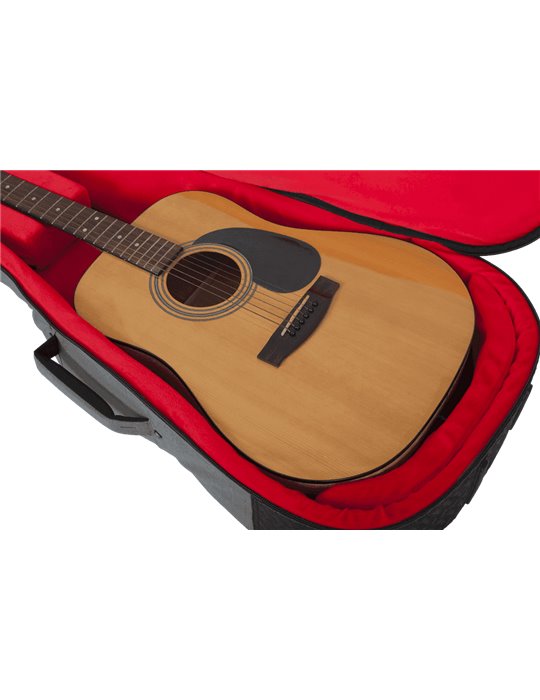 SOFTCASE GUITARRA ACÚSTICA "GATOR TRANSIT" - GRIS