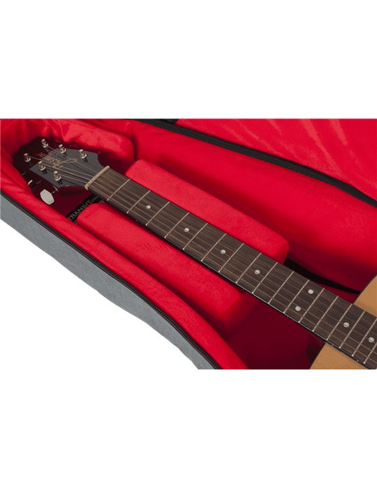 SOFTCASE GUITARRA ACÚSTICA "GATOR TRANSIT" - GRIS