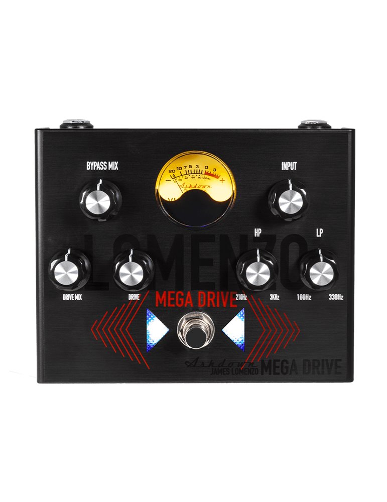 PEDAL DE DISTORCIÓN MEGADRIVE ASHDOWN - JAMES LOMENZO