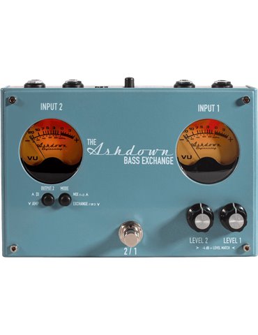 PEDAL CONMUTADOR 2x INPUTS/ 2x OUTPUTS ASHDOWN "BASS EXCHANGE"
