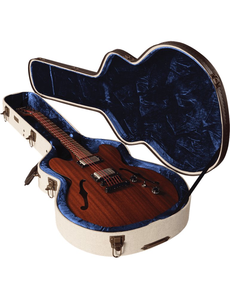 ESTUCHE GUITARRA 335/SEMI HOLLOW "GATOR GW DELUXE" - BEIGE