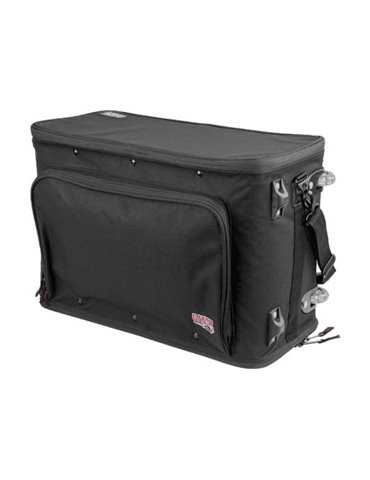 SOFTCASE REFORZADO PARA RACK DE 3 UNIDADES "GATOR NYLON" - CON RUEDAS