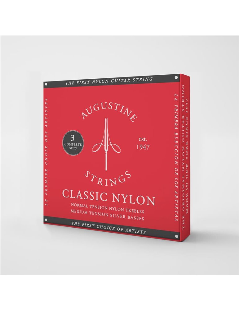 PACK 3 JUEGOS CLÁSICA NYLON - TENSIÓN NORMAL