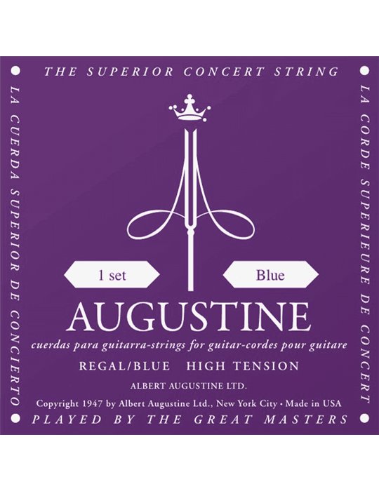 JUEGO CLÁSICA NYLON CRYSTAL ENTORCHADO PLATA - TENSIÓN ALTA