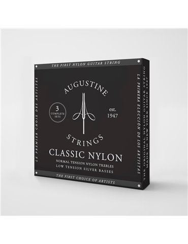 PACK 3 JUEGOS CLÁSICA NYLON - TENSIÓN BAJA