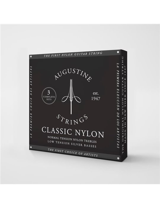 PACK 3 JUEGOS CLÁSICA NYLON - TENSIÓN BAJA