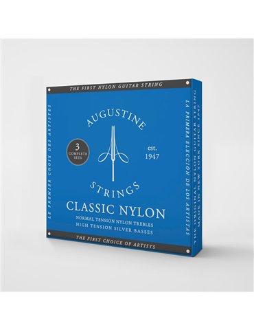 PACK 3 JUEGOS CLÁSICA NYLON - TENSIÓN ALTA