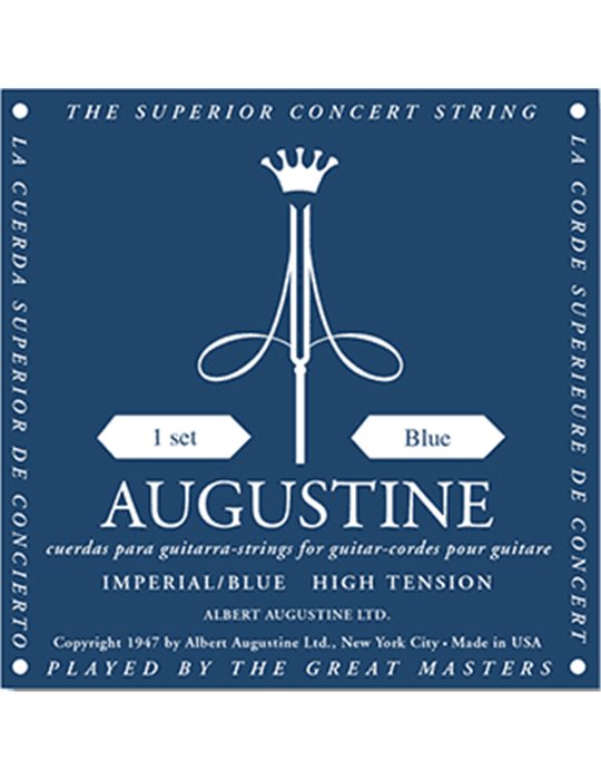 JUEGO CLÁSICA NYLON TRANSPARENTE ENTORCHADO PLATA  - TENSIÓN ALTA