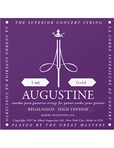 JUEGO CLÁSICA NYLON CRYSTAL ENTORCHADO LATÓN - TENSIÓN NORMAL