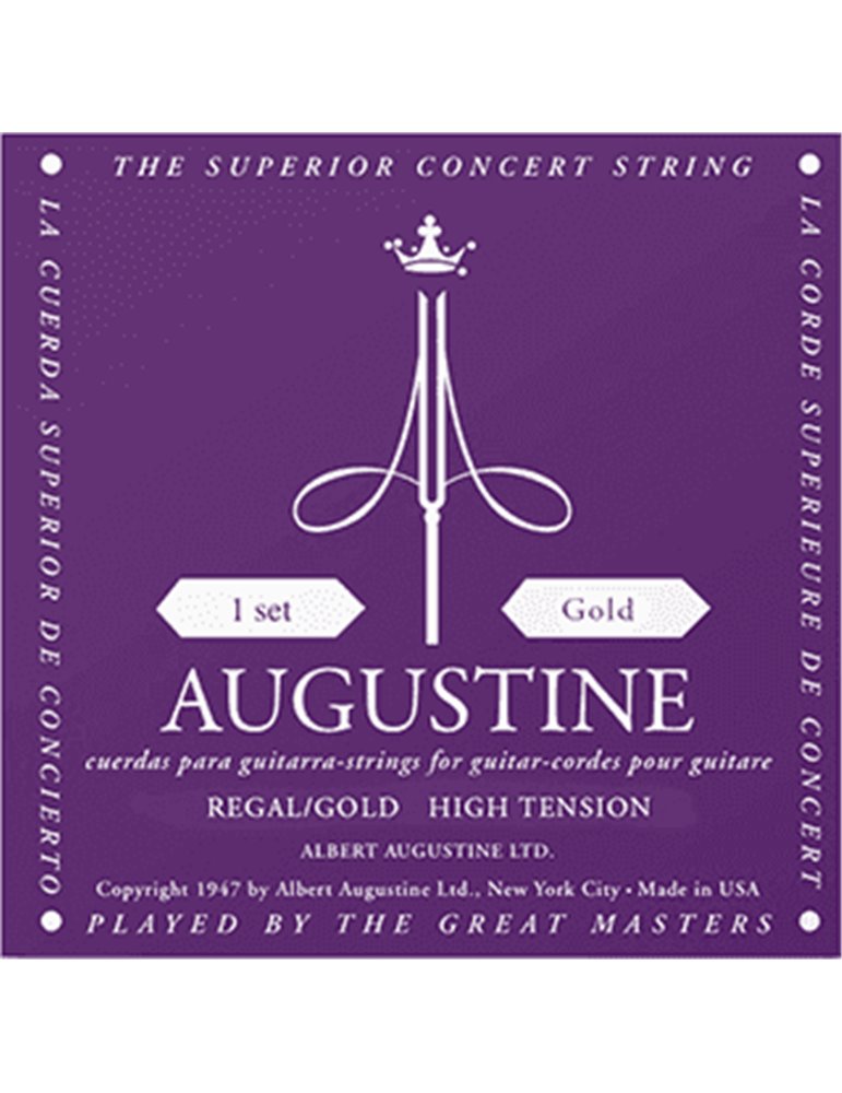 JUEGO CLÁSICA NYLON CRYSTAL ENTORCHADO LATÓN - TENSIÓN NORMAL