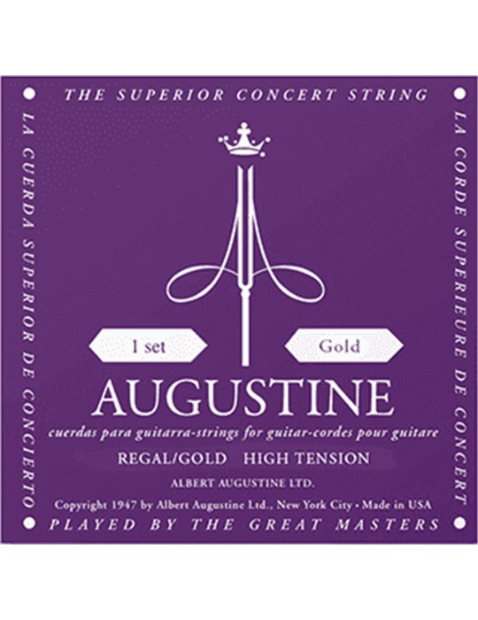 JUEGO CLÁSICA NYLON CRYSTAL ENTORCHADO LATÓN - TENSIÓN NORMAL