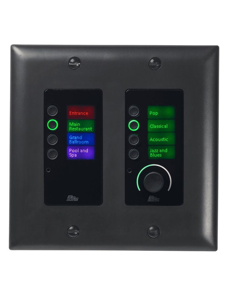 Controlador Ethernet con 8 botones y control de volumen