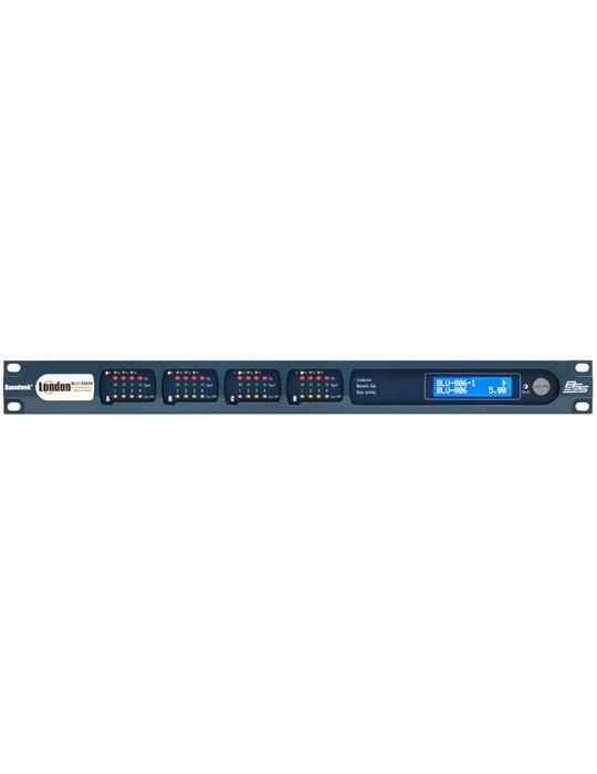 Expansor de E/S con Blu Link y Dante? / AES67 / Cumplimiento EN 54-16 para Aplicaciones de Segurida